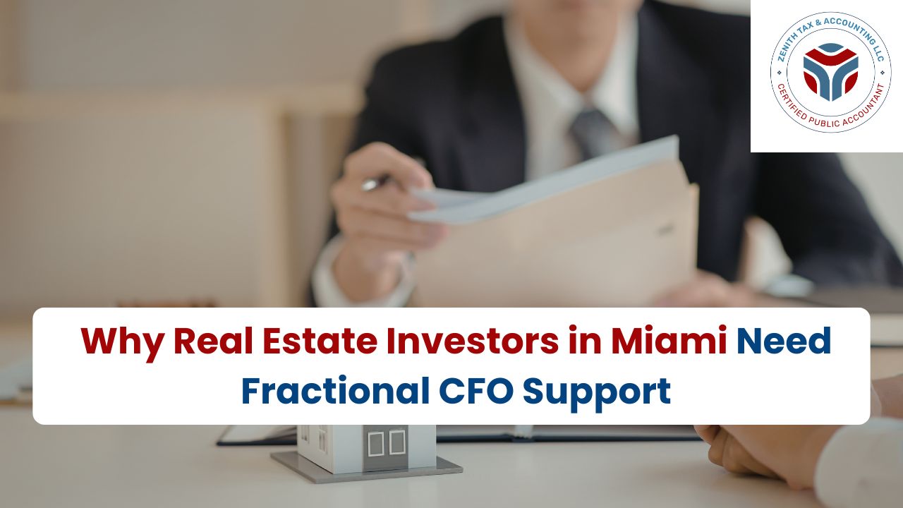 Fractional CFO for real estate investors Miami