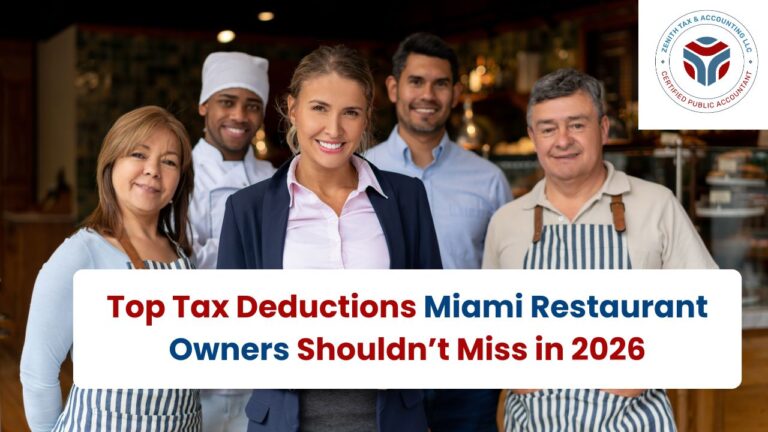 Top Tax Deductions Miami Restaurant Owners Shouldn’t Miss in 2026