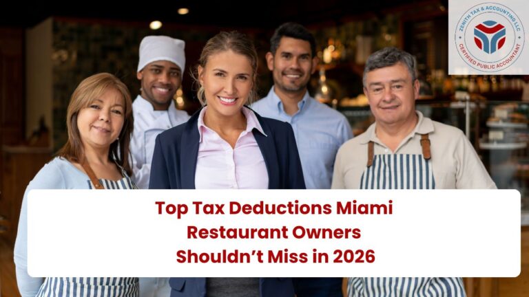 Top Tax Deductions Miami Restaurant Owners Shouldn’t Miss in 2026
