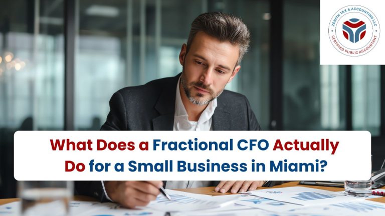 What Does a Fractional CFO Actually Do for a Small Business in Miami?