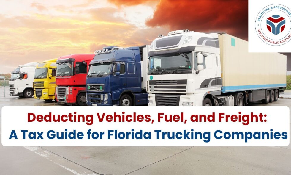 Florida trucking company tax deductions
