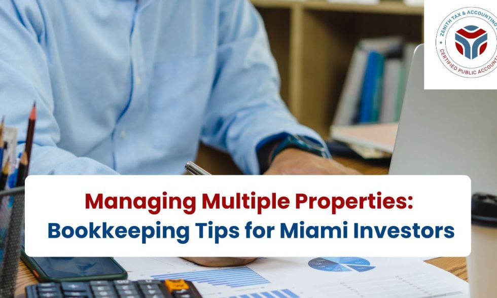 bookkeeping tips for Miami real estate investors