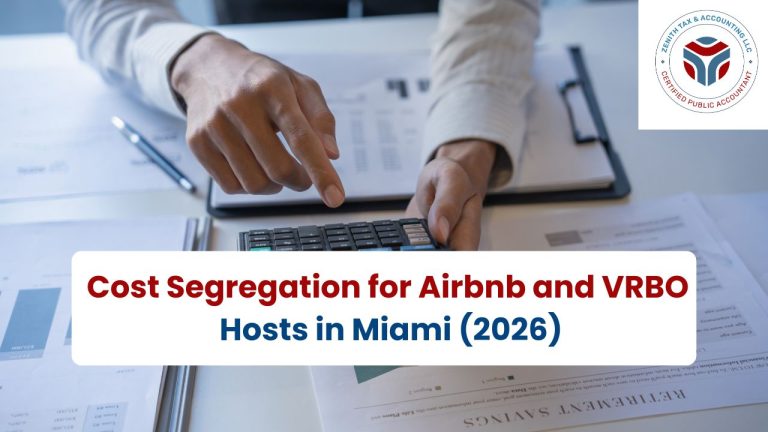 Cost Segregation for Airbnb and VRBO Hosts in Miami (2026)
