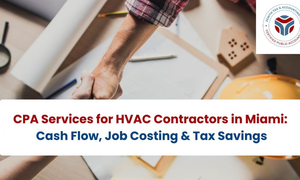 CPA services for HVAC contractors Miami