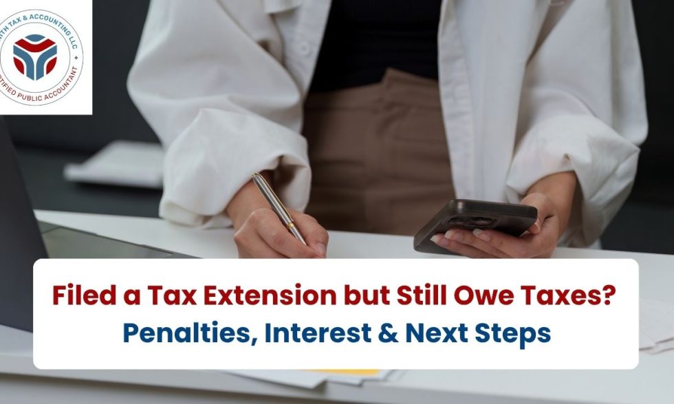 filed a tax extension owe taxes